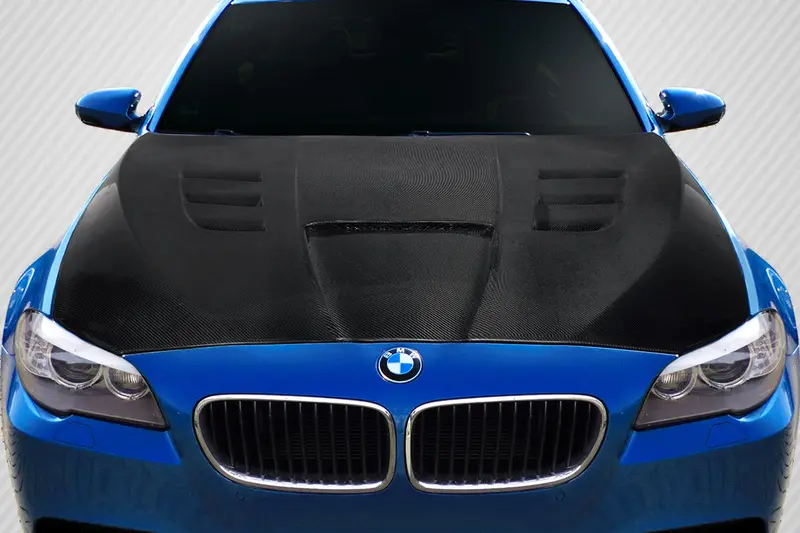 Carbon Creations 11-16 Bmw 5 -Series F10 4Dr Cf Power Dynamics Hood 1