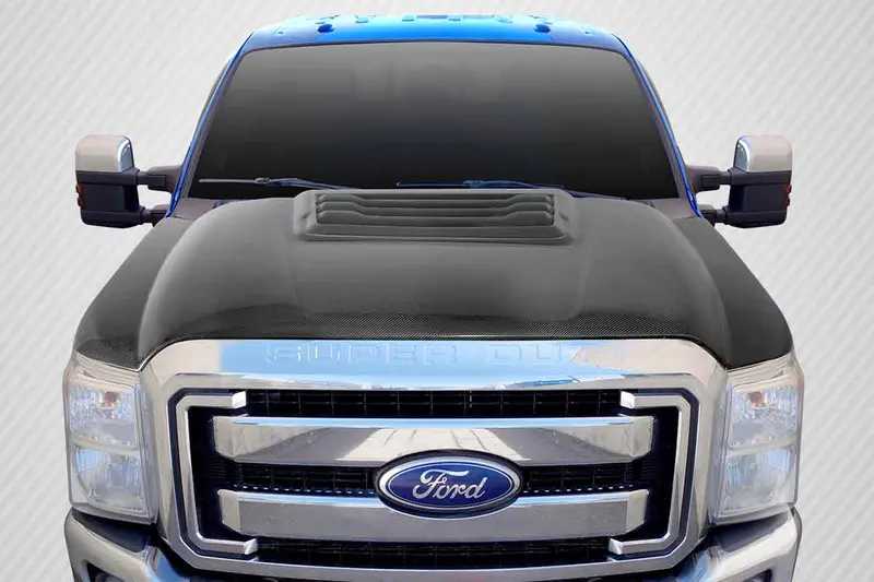 Carbon Creations 11-16 Ford Super Duty F250 F350 F450 Raptor Type Hood 1