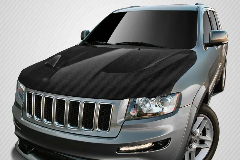 Carbon Creations 11-22 Jeep Grand Cherokee Carbon Fiber Srt8 Type Hood 1