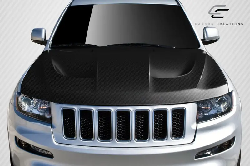 Carbon Creations 11-22 Jeep Grand Cherokee Carbon Fiber Srt8 Type Hood 2