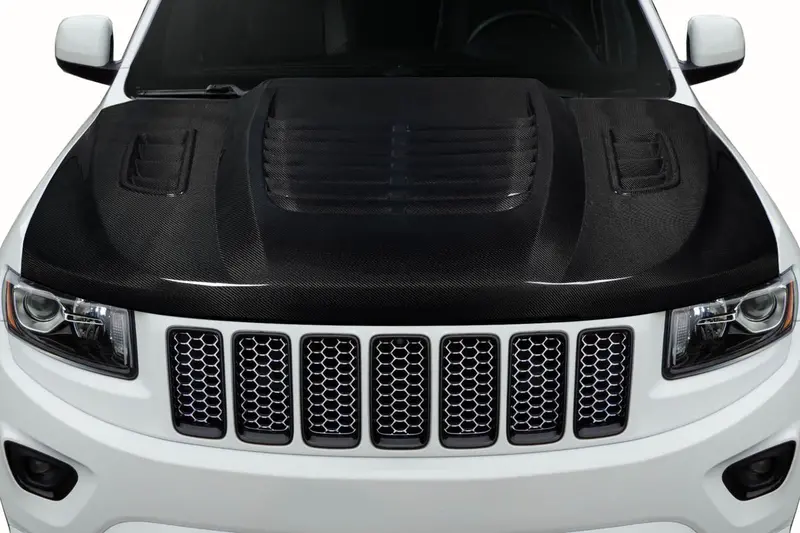 Carbon Creations 11-22 Jeep Grand Cherokee Carbon Fiber Venom Hood 1