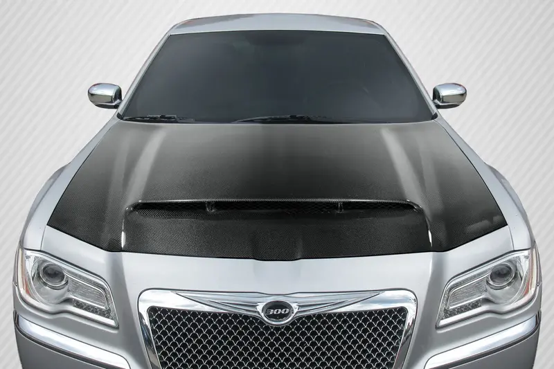 Carbon Creations 11-23 Chrysler 300 300C Carbon Fiber Demon Type Hood 1