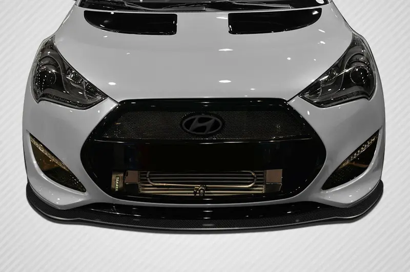 Carbon Creations 12-14 Hyundai Veloster Turbo Gt Racing Front Splitter 1