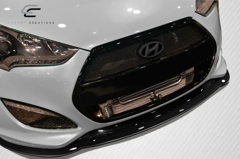 Carbon Creations 12-14 Hyundai Veloster Turbo Gt Racing Front Splitter 2