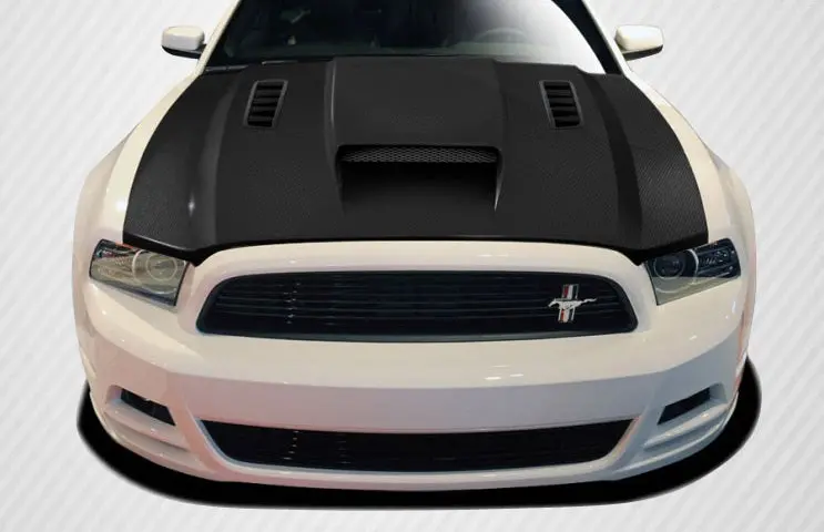 Carbon Creations 13-14 Ford Mustang/ 10-14 Mustang Gt500 Cf Cvx Hood 1