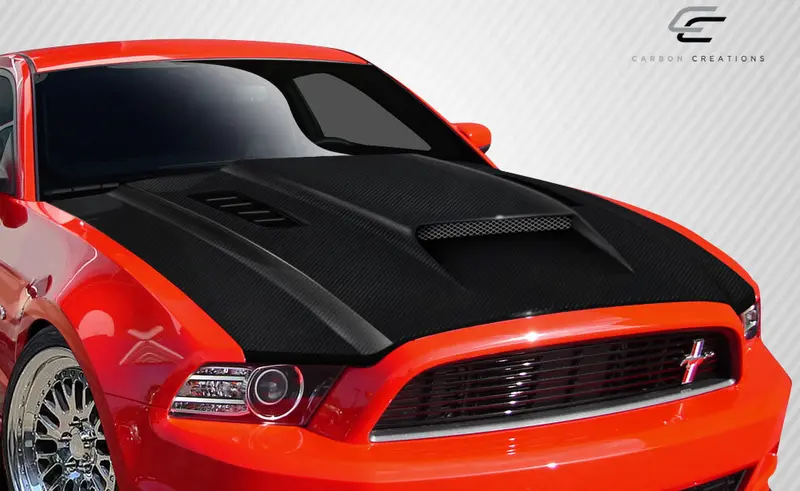 Carbon Creations 13-14 Ford Mustang/ 10-14 Mustang Gt500 Cf Cvx Hood 2