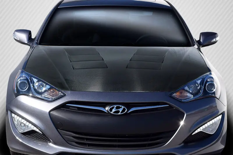Carbon Creations 13-16 Hyundai Genesis Coupe 2Dr Cf Dritech Ts-1 Hood 1