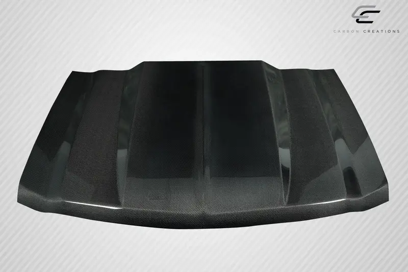 Carbon Creations 14-15 Chevry Silverado Carbon Fiber 2" Cowl Hood 2