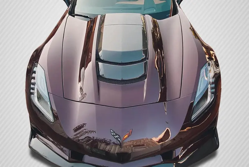 Carbon Creations 14-19 Chevry Corvette C7 Carbon Fiber Zr1 Type Hood 1