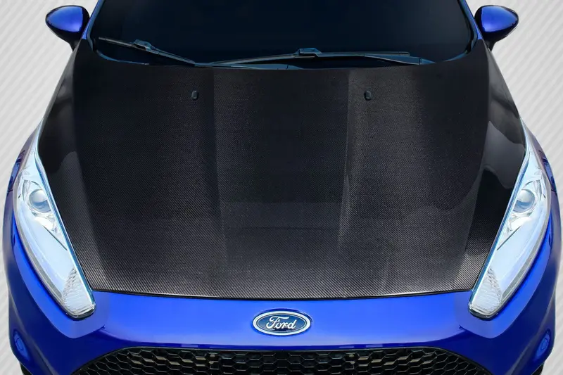 Carbon Creations 14-19 Ford Fiesta Carbon Fiber Oem Type Hood 1