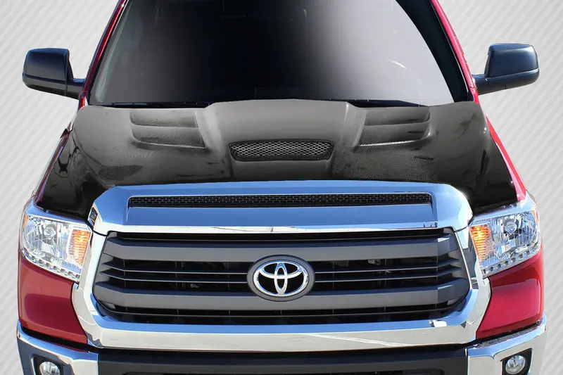 Carbon Creations 14-21 Toyota Tundra Carbon Fiber Viper Type Hood 1