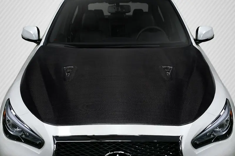 Carbon Creations 14-23 Infiniti Q50 Carbon Fiber Gtr Type Hood 1