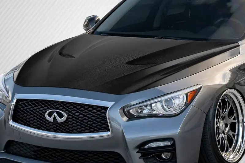 Carbon Creations 14-23 Infiniti Q50 Carbon Fiber S Concept Hood 2