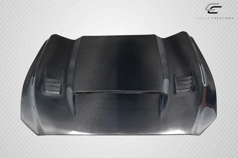 Carbon Creations 15-17 Ford Mustang Carbon Fiber R Spec Hood 2