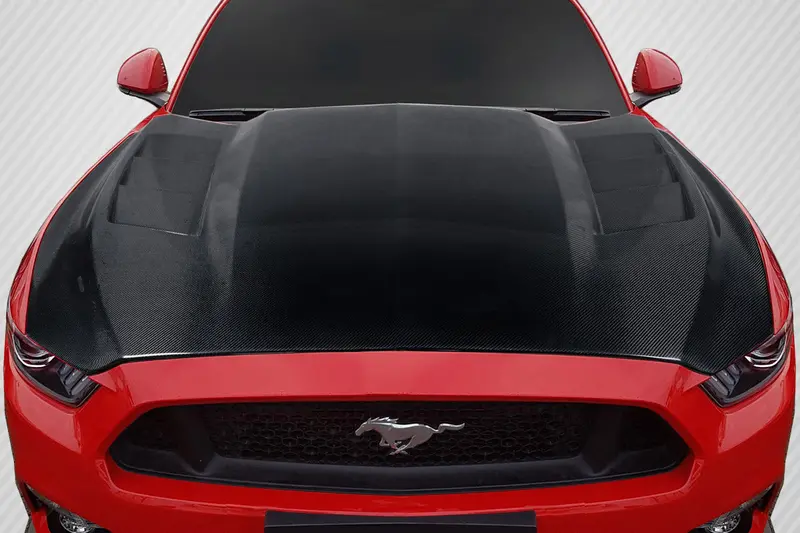 Carbon Creations 15-17 Ford Mustang Carbon Fiber Ts 1 Hood 1
