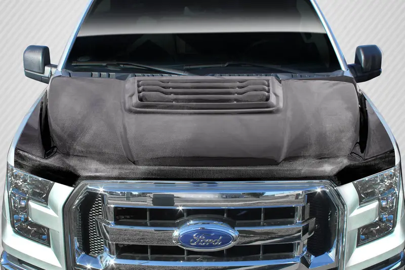 Carbon Creations 15-20 Ford F-150 Carbon Fiber Raptor Type Hood 1
