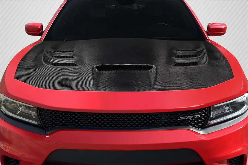 Carbon Creations 15-23 Dodge Charger Carbon Fiber Viper Hood 1