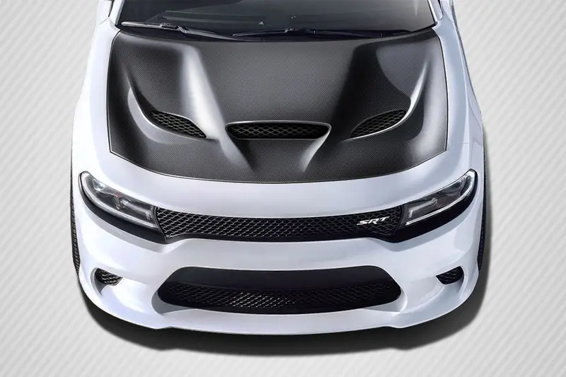 Carbon Creations 15-23 Dodge Charger Cf Dritech Hellcat Type Hood 1