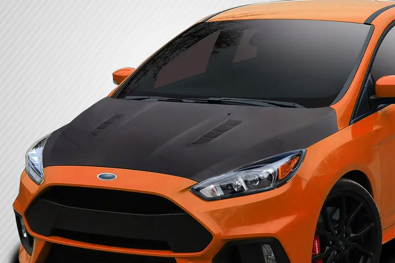 Carbon Creations 16-18 Ford Focus Carbon Fiber Rs Type Hood 1