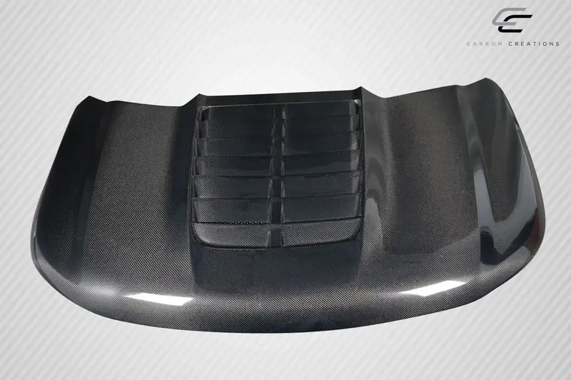 Carbon Creations 16-19 Ford Explorer Carbon Fiber Gt500 Type Hood 2