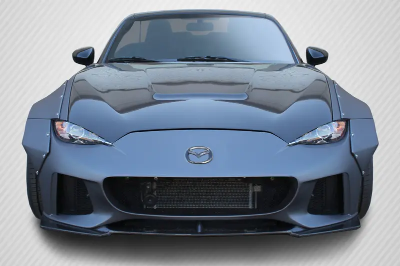 Carbon Creations 16-23 Mazda Miata Carbon Fiber Circuit Hood 1