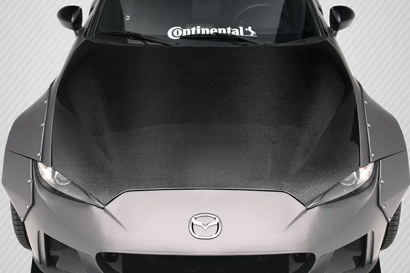 Carbon Creations 16-23 Mazda Miata Carbon Fiber Oem Type Hood 1