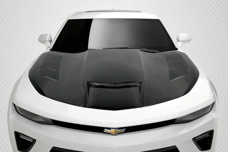 Carbon Creations 16-24 Chevry Camaro Carbon Fiber Ts-1 Hood 1