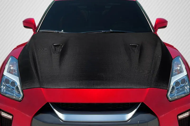 Carbon Creations 17-21 Nissan Gt-R R35 Carbon Fiber Oem Type Hood 1