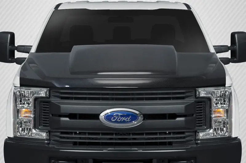 Carbon Creations 17-22 Ford Super Duty F250 F350 F450 Cf Cowl Hood 1