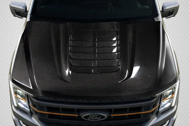 Carbon Creations 17-22 Super Duty F250 F350 F450 Cf Gt500 V2 Type Hood 1
