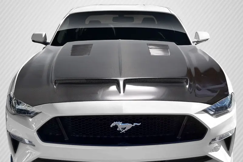 Carbon Creations 18-23 Ford Mustang Carbon Fiber Gt500 Hood 1