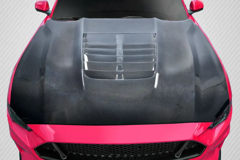 Carbon Creations 18-23 Ford Mustang Carbon Fiber Gt500 V2 Hood 1