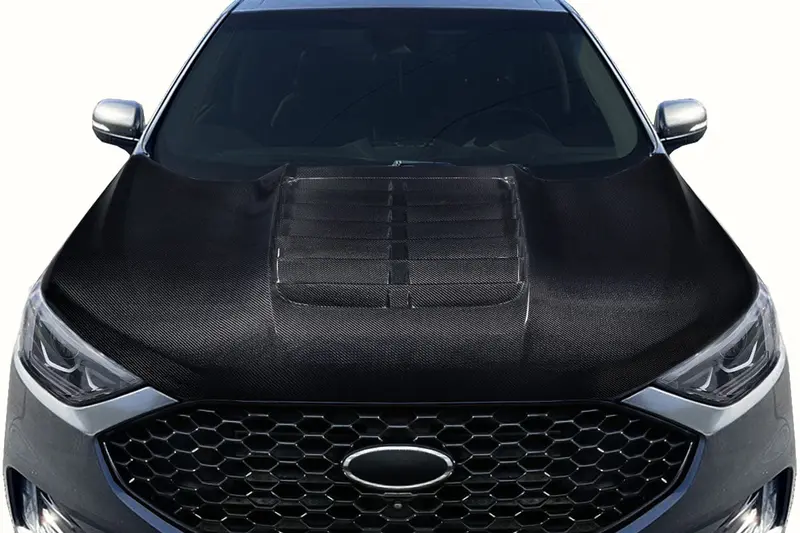 Carbon Creations 19-21 Ford Edge Carbon Fiber Gt500 V2 Hood 1