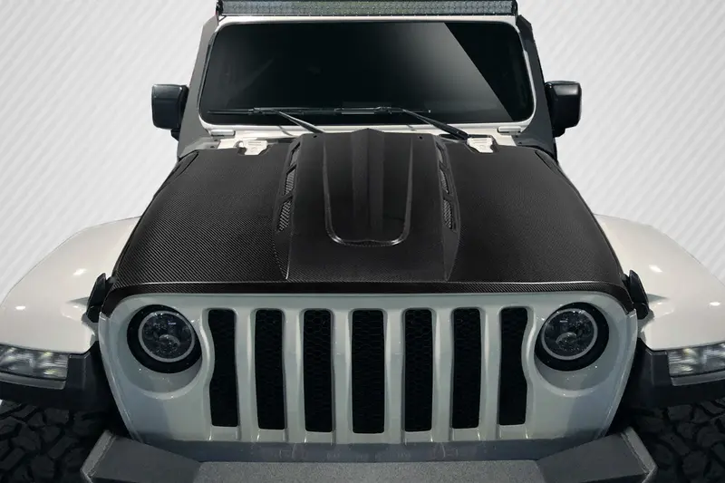 Carbon Creations 19-23 Jeep Wrangler Jl Gladiator Jt Cf Energy Hood 1