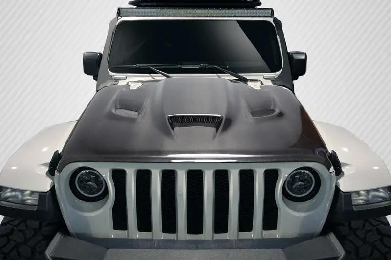 Carbon Creations 19-23 Jeep Wrangler Jl Gladiator Jt Hellcat Type Hood 1