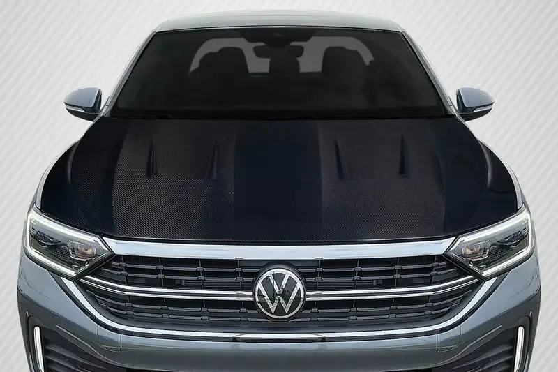 Carbon Creations 19-24 Volkswagen Jetta Carbon Fiber Stinger Hood 1