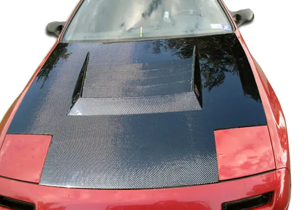 Carbon Creations 1986-91 Mazda Rx-7 Carbon Fiber D-1 Hood 1