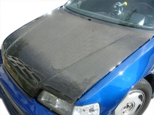 Carbon Creations 1988-91 Honda Civic Hb Cr-X Cf Oem Type Hood 1