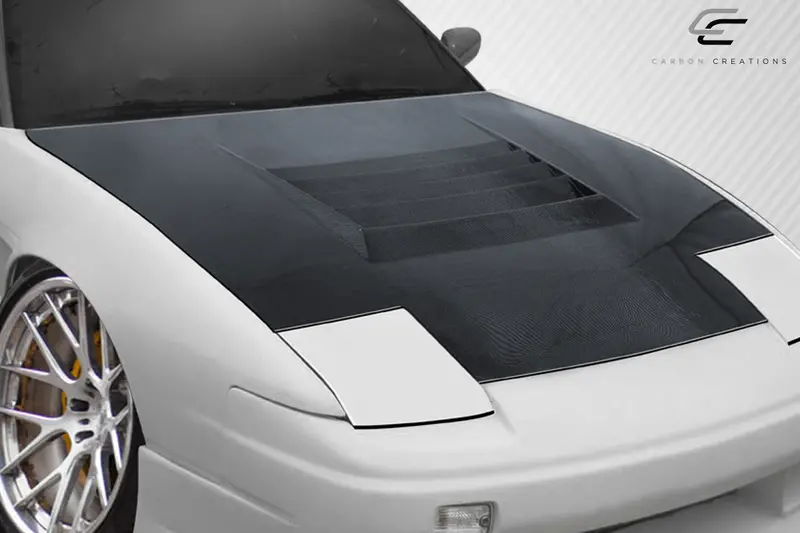 Carbon Creations 1989-94 Nissan 240Sx S13 Carbon Fiber D-1 Hood 2