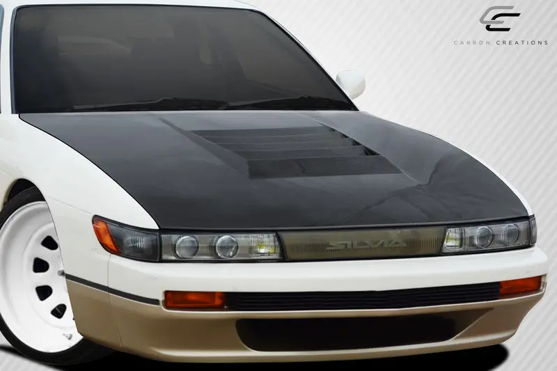 Carbon Creations 1989-94 Nissan Silvia S13 Carbon Fiber D-1 Hood 2