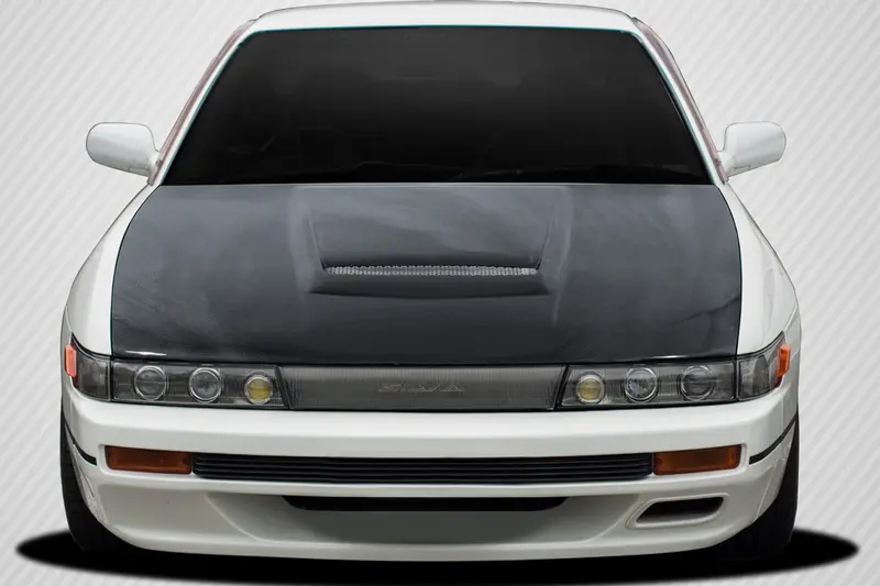 Carbon Creations 1989-94 Nissan Silvia S13 Carbon Fiber M-1 Sport Hood 1