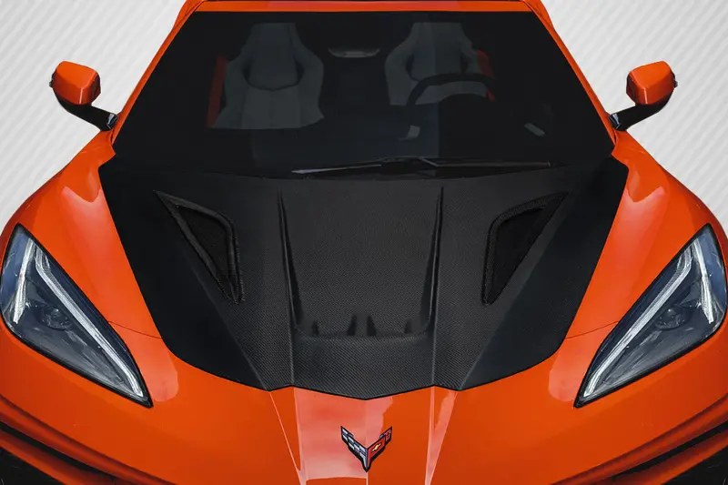 Carbon Creations 20-23 Chevry Corvette C8 Cf Savannah Hood - 3 Pieces 1