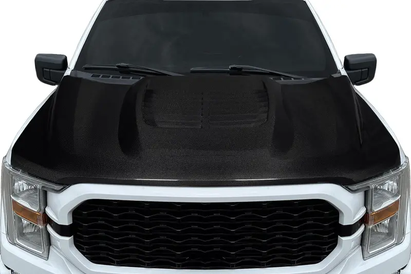 Carbon Creations 21-23 Ford F-150 Carbon Fiber Adventure Hood 1
