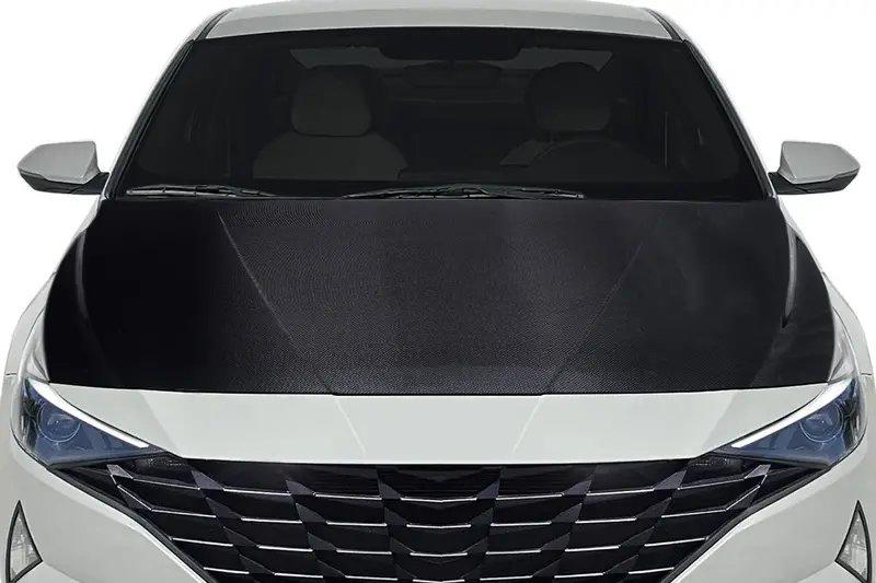 Carbon Creations 21-23 Hyundai Elantra Carbon Fiber Oem Type Hood 1