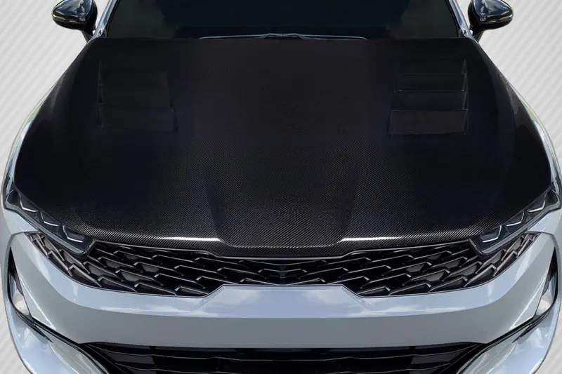 Carbon Creations 21-23 Kia K5 Carbon Fiber Vision Hood 1