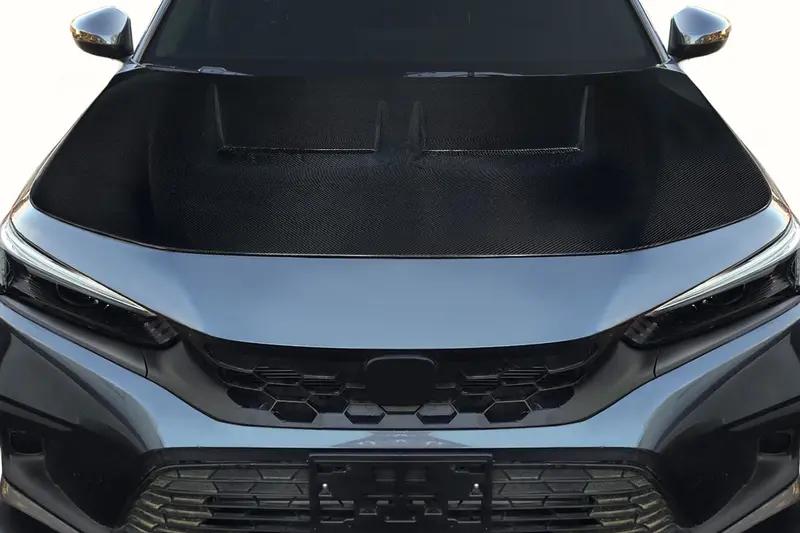 Carbon Creations 22-23 Honda Civic Carbon Fiber Kumei Hood 1