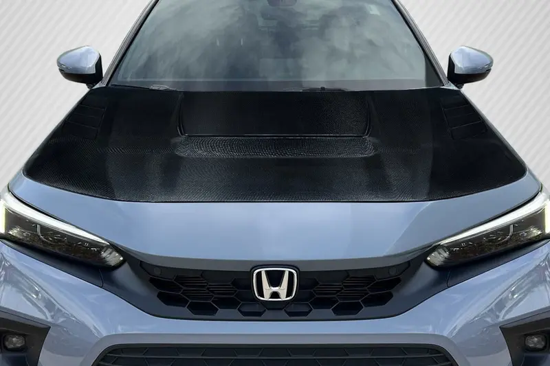 Carbon Creations 22-23 Honda Civic Carbon Fiber Suzuka Hood 1