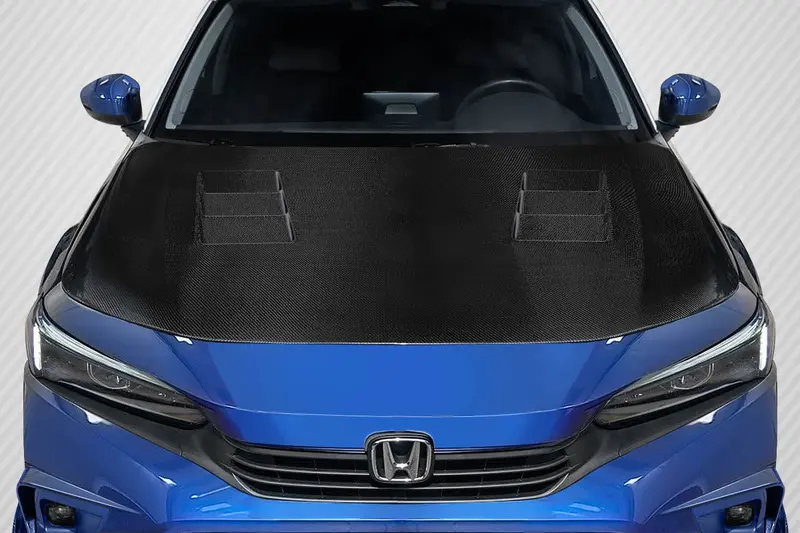 Carbon Creations 22-23 Honda Civic Carbon Fiber Torque Hood 1