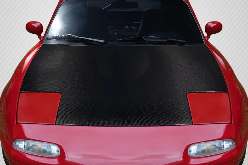Carbon Creations 90-97 Mazda Miata Carbon Fiber Oem Type Hood 1