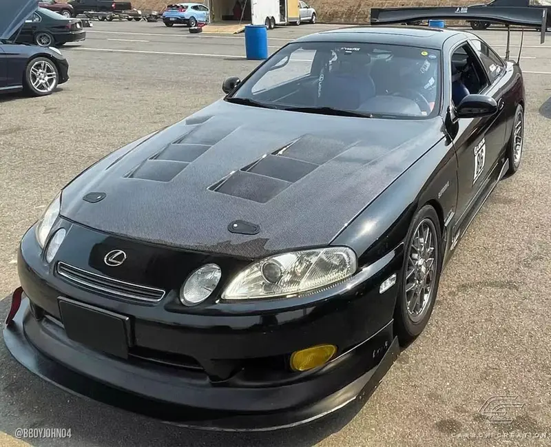 Carbon Creations 92-00 Lexus Sc -Series Sc300 Sc400 Cf Ts-1 Hood 2